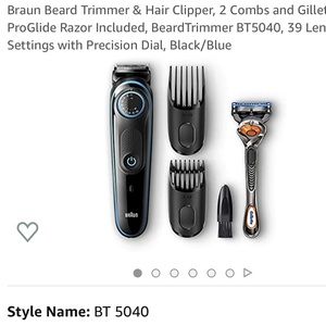 Braun Beard Trimmer BT5040 Brand New in box